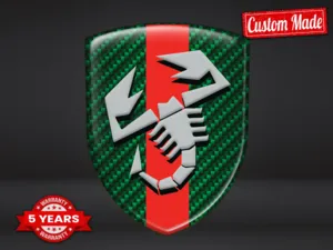 Fiat Abarth Emblemas Capó Pro Máximo Resistente Rendimiento 